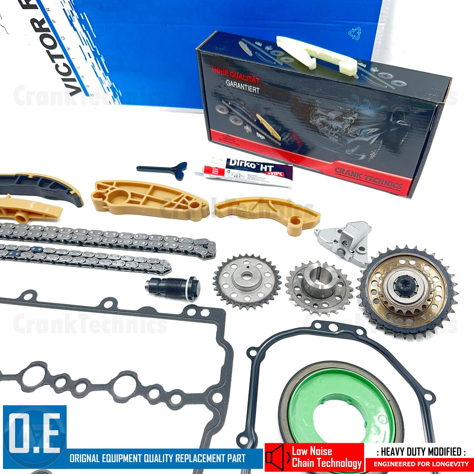TIMING CHAIN KIT FOR JAGUAR 2.0 D - 204DTA, 204DTD, 240DTF, 204DTY